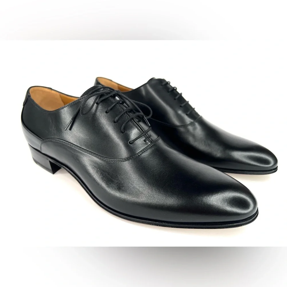 Gucci Adel Oxford Leather GG Logo Lace-up Loafers UK 12.5 - US 13 - EU 46.5 - Picture 11 of 11